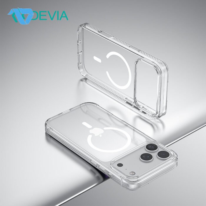 ⁦DEVIA Clear Series Anti-Yellowing Magnetic Case iPhone 18 Pro Max⁩ - الصورة ⁦4⁩