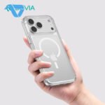 ⁦DEVIA Clear Series Anti-Yellowing Magnetic Case iPhone 18 Pro Max⁩ - الصورة ⁦5⁩