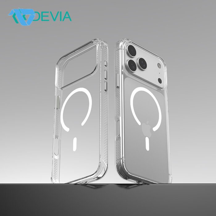 ⁦DEVIA Clear Series Anti-Yellowing Magnetic Case iPhone 18 Pro Max⁩ - الصورة ⁦6⁩