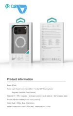 DEVIA Light Ripple Series Curved Skin-Friendly Magnetic Case (With Touch Button) For iPhone 18 Pro Max Black - Image 7