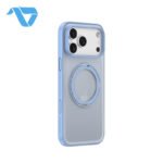 DEVIA Light Ripple Series Curved Skin-Friendly Magnetic Case iPhone 18 Pro Max Blue