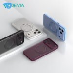 DEVIA Light Ripple Series Curved Skin-Friendly Magnetic Case (With Touch Button) For iPhone 18 Pro Max Black - Image 4