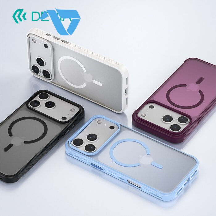 DEVIA Shield Series Matte Skin-Friendly Magnetic Case iPhone 18 Pro Max Black - Image 6