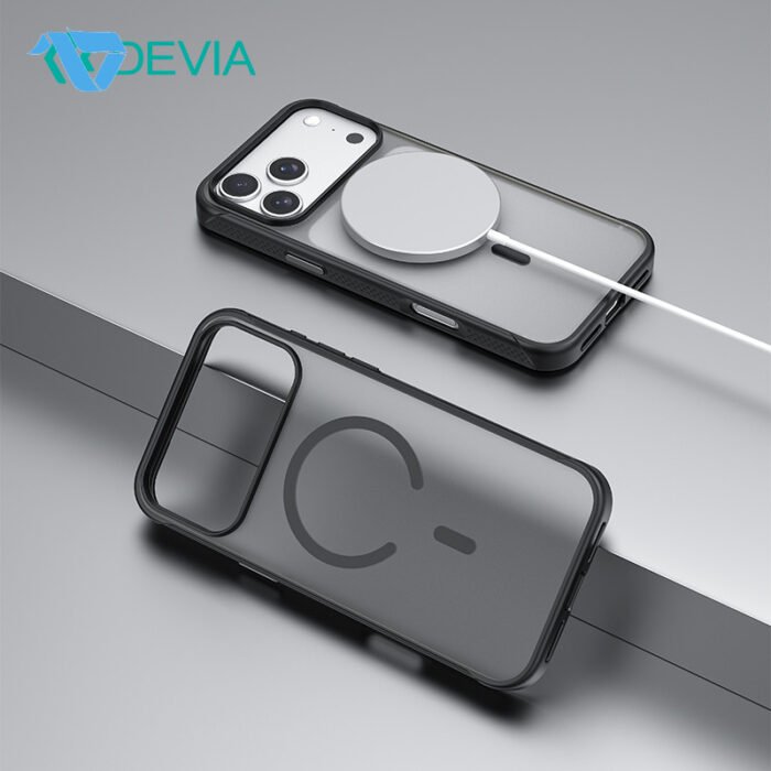DEVIA Shield Series Matte Skin-Friendly Magnetic Case iPhone 18 Pro Max Black - Image 2