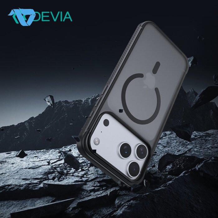 DEVIA Shield Series Matte Skin-Friendly Magnetic Case iPhone 18 Pro Max Black - Image 4