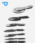 Aulumu G05 Air Next-Gen Hi-Per 5-in-1 Multifunctional Magnetic Phone Stand - Silver - Image 4