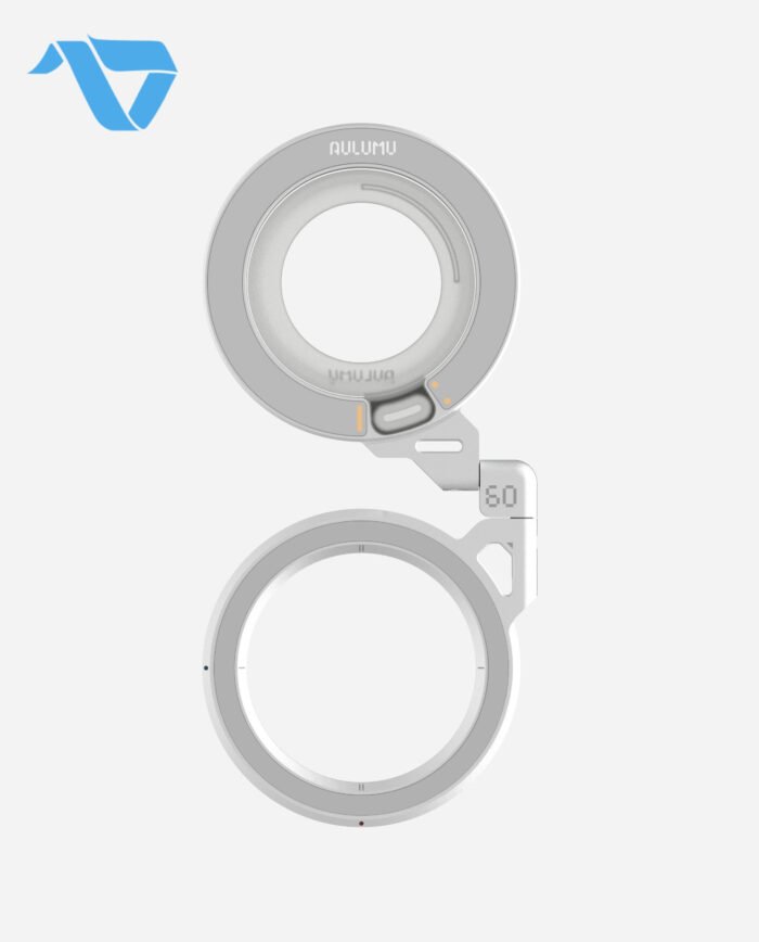 Aulumu G09 Infinite 360° MagSafe Stand | 3-Axis Rotation - Silver - Image 6