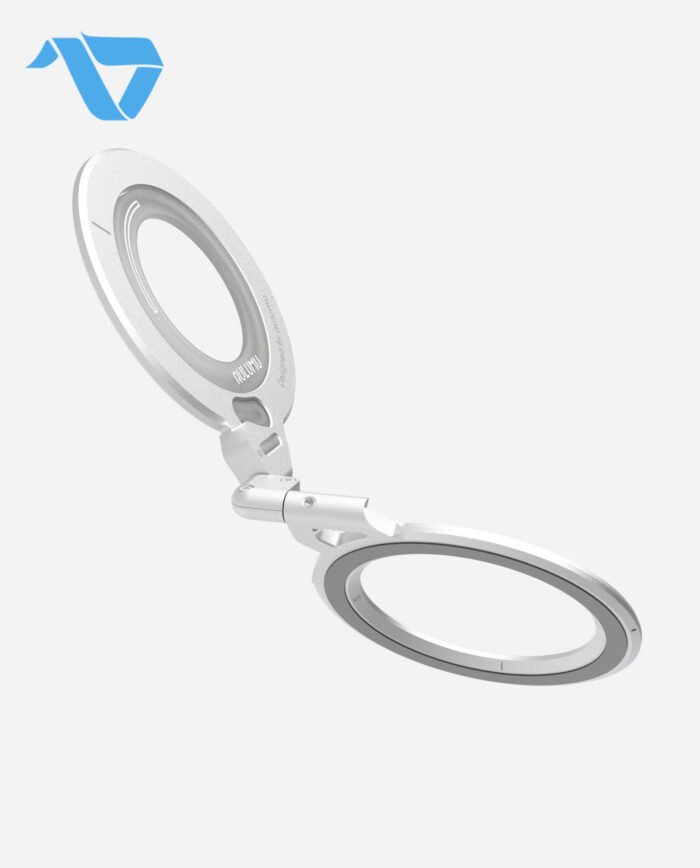 Aulumu G09 Infinite 360° MagSafe Stand | 3-Axis Rotation - Silver - Image 8