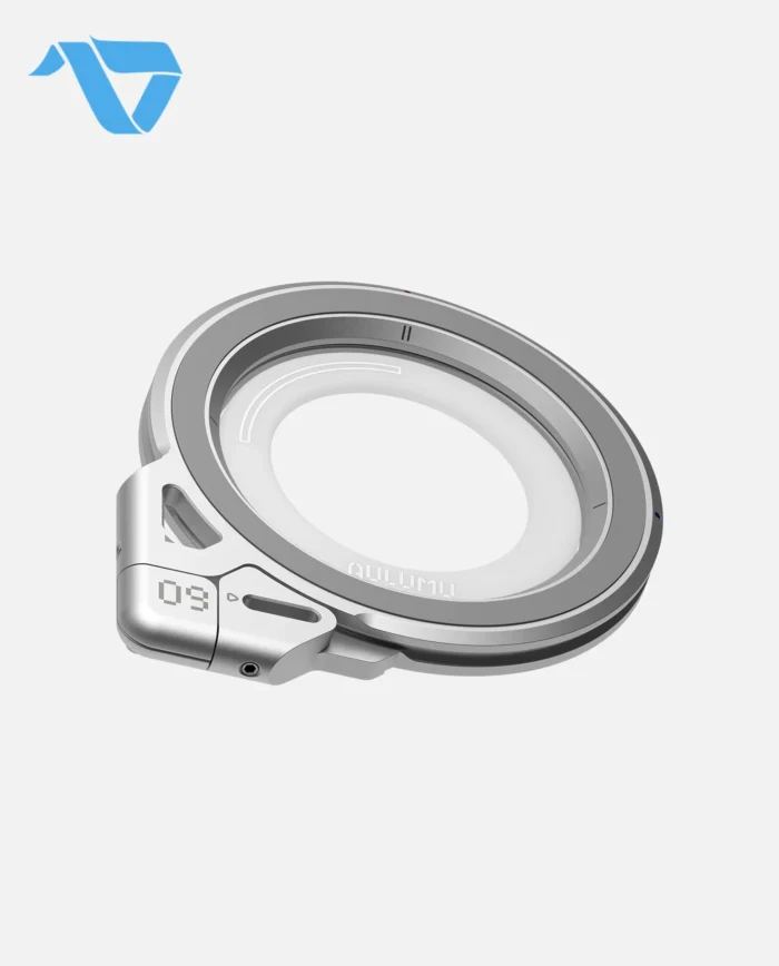 Aulumu G09 Infinite 360° MagSafe Stand | 3-Axis Rotation - Silver - Image 2