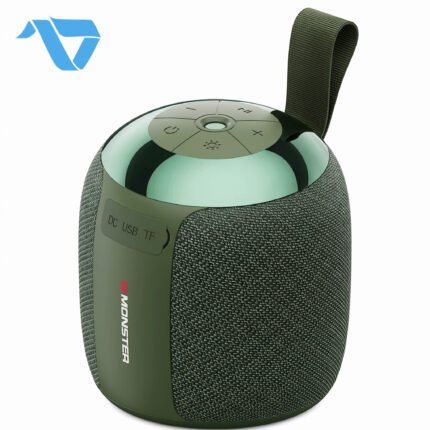 Monster AirRock S07 Pro – Laser Light Colorful Wireless Speaker - Green