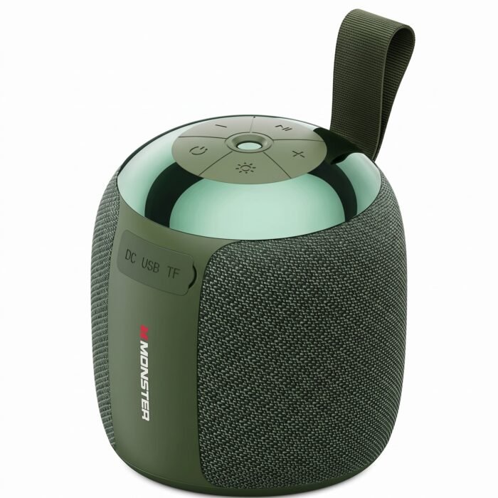Monster AirRock S07 Pro – Laser Light Colorful Wireless Speaker - Green - Image 2
