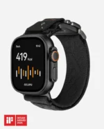 Aulumu C03 Titanium Mag Buckle Quick-Release Band for Apple Watch - Black Buckle - Black - Image 2