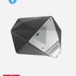 Aulumu A39 Geometric Case for AirPods Pro 3 | Lock & Lanyard - Black