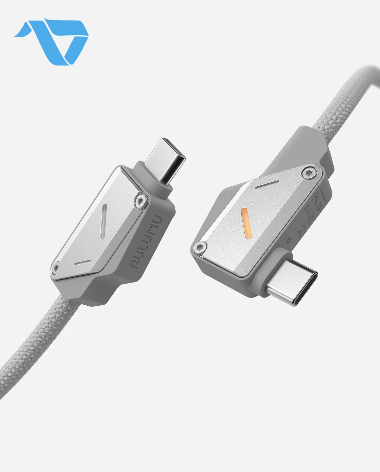 M07__SKU-29 Aulumu M07 Steady Aluminum 240W Hi-Speed Charging & Data USB-C Cable - 6.6 ft (2 m) - Image 1