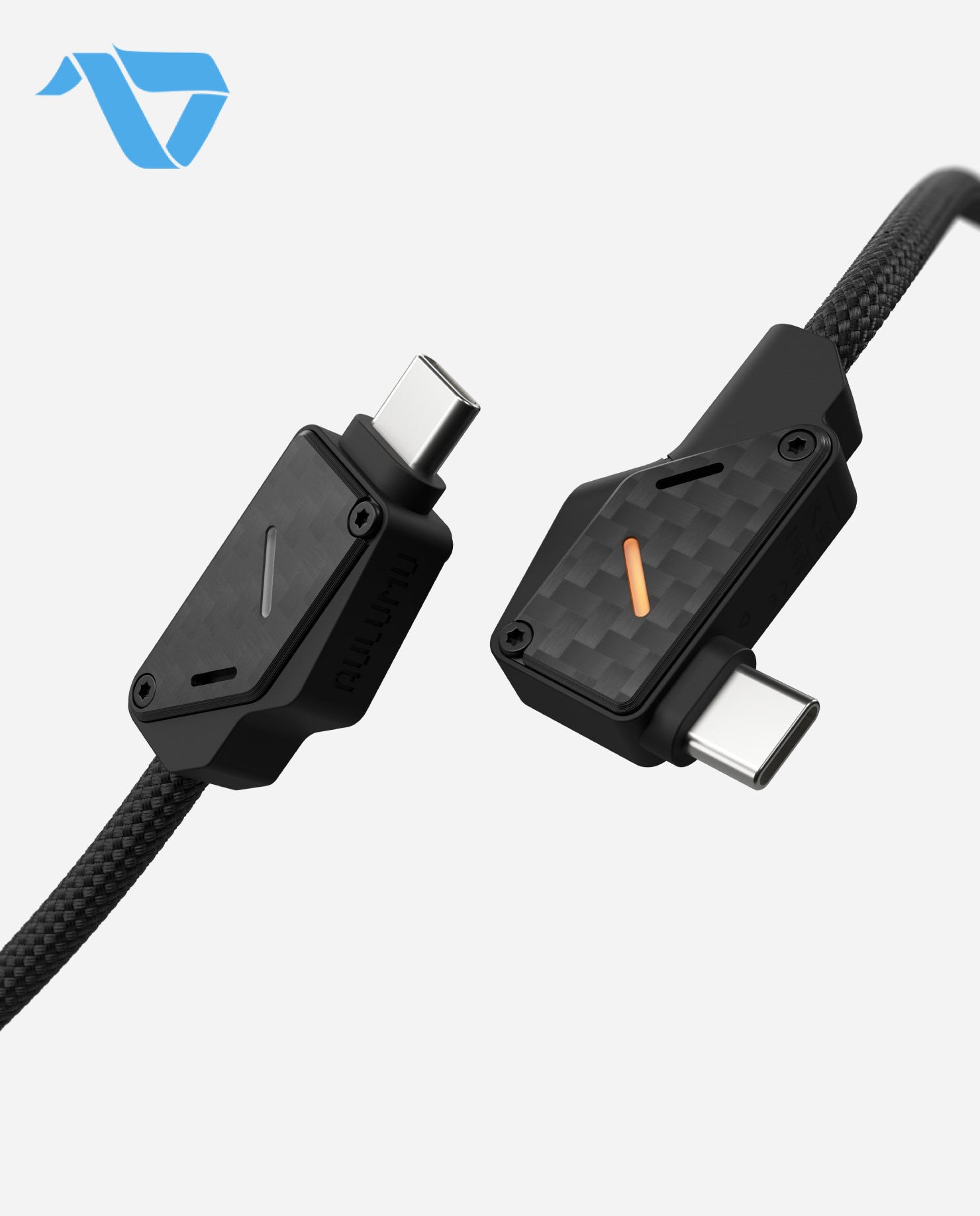 M07__SKU-36 Aulumu M07 Light Carbon 240W Hi-Speed Charging & Data USB-C Cable - 4 ft (1.2 m) - Image 1