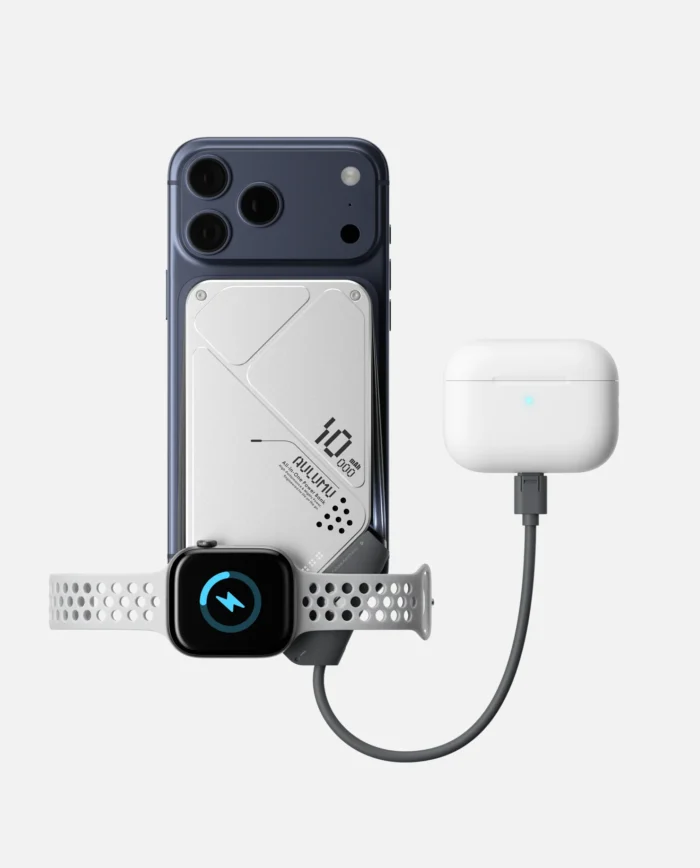 Aulumu M10 3-in-1 10000mAh Multi-Charging Dual-Mag Power Bank - Image 2