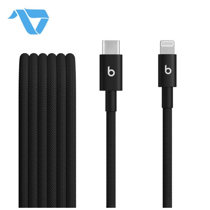 Beats USB-C to Lightning Woven Cable (1.5 m / 5 ft.) – Bolt Black - Image 2