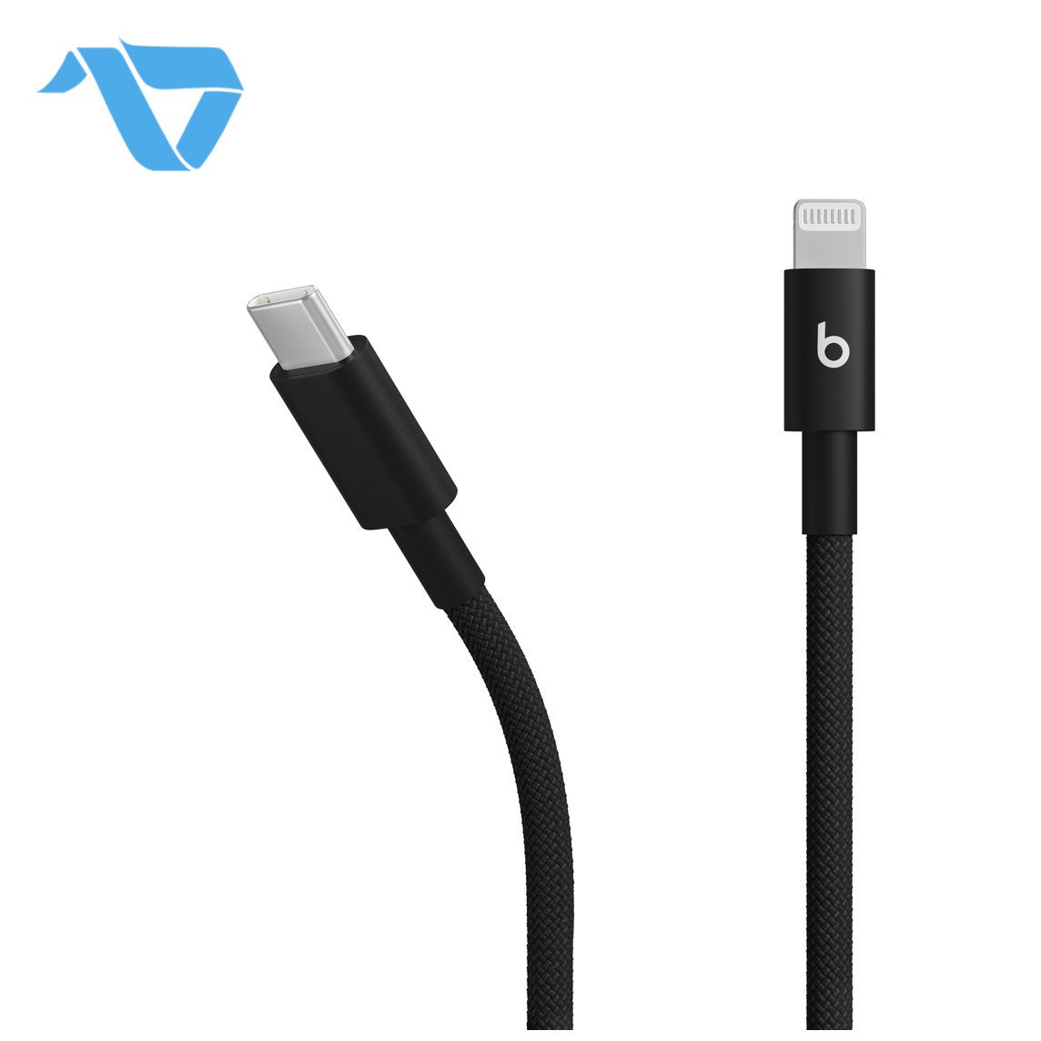 MDGK4_AV1 Beats USB-C to Lightning Woven Cable (1.5 m / 5 ft.) – Bolt Black - Image 1
