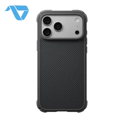 PITAKA Cairn Case For iPhone 17/18 Pro Max – 600D BlackGrey (Twill)