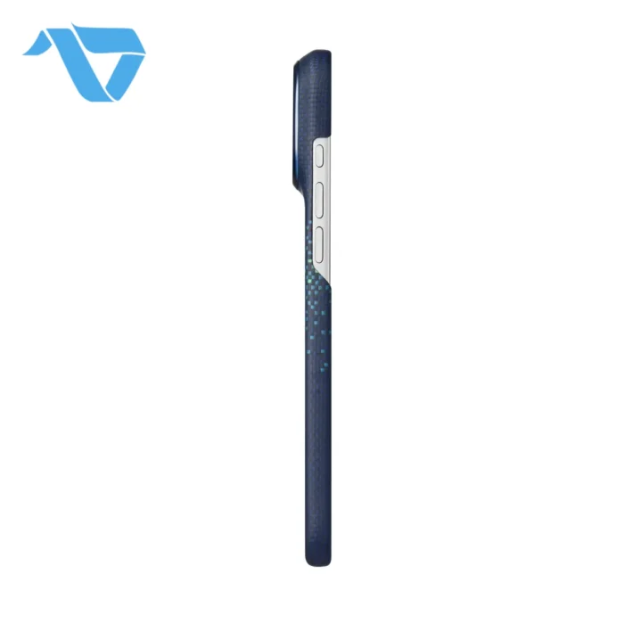 Pitaka Edge Case For iPhone 17/18 Pro Max - Nearfield Blue (PitaTap) - Image 3