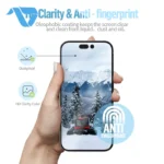 Blueo HD 3D Privacy Tempered Glass Screen Protector for iPhone 18 Pro Max - الصورة 3