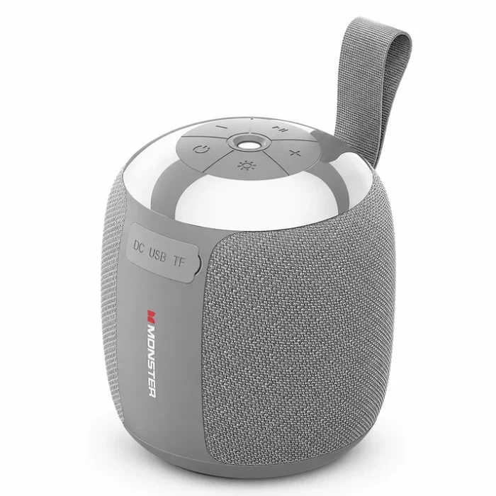 Monster AirRock S07 Pro – Laser Light Colorful Wireless Speaker - Grey - Image 2