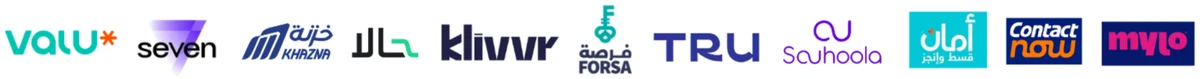 شركات التقسيط المتاحة