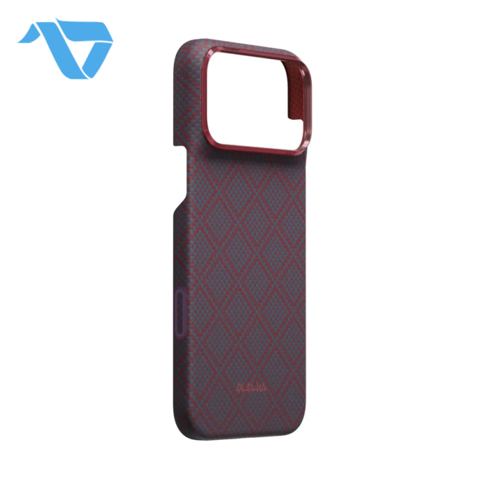Pitaka Edge Case for iPhone 17/18 Pro Max - Blue's Red (PitaTap) - Image 4