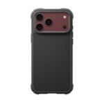 pitaka cairn case for iphone 18 pro max 600d blackgrey twill on burgundy iPhone