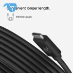Belkin Connect USB4 Cable, 240W and 20Gbps, 6.6 ft (2M) - Black - الصورة 10