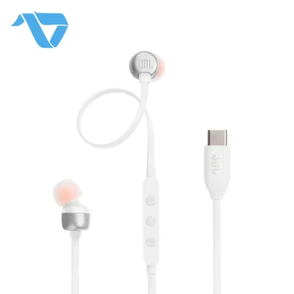 JBL Tune 310C USB-C Wired Hi-Res In-Ear Headphones - White