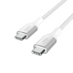 Belkin Connect USB4 Cable, 240W and 20Gbps, 6.6 ft (2M) - White - الصورة 3
