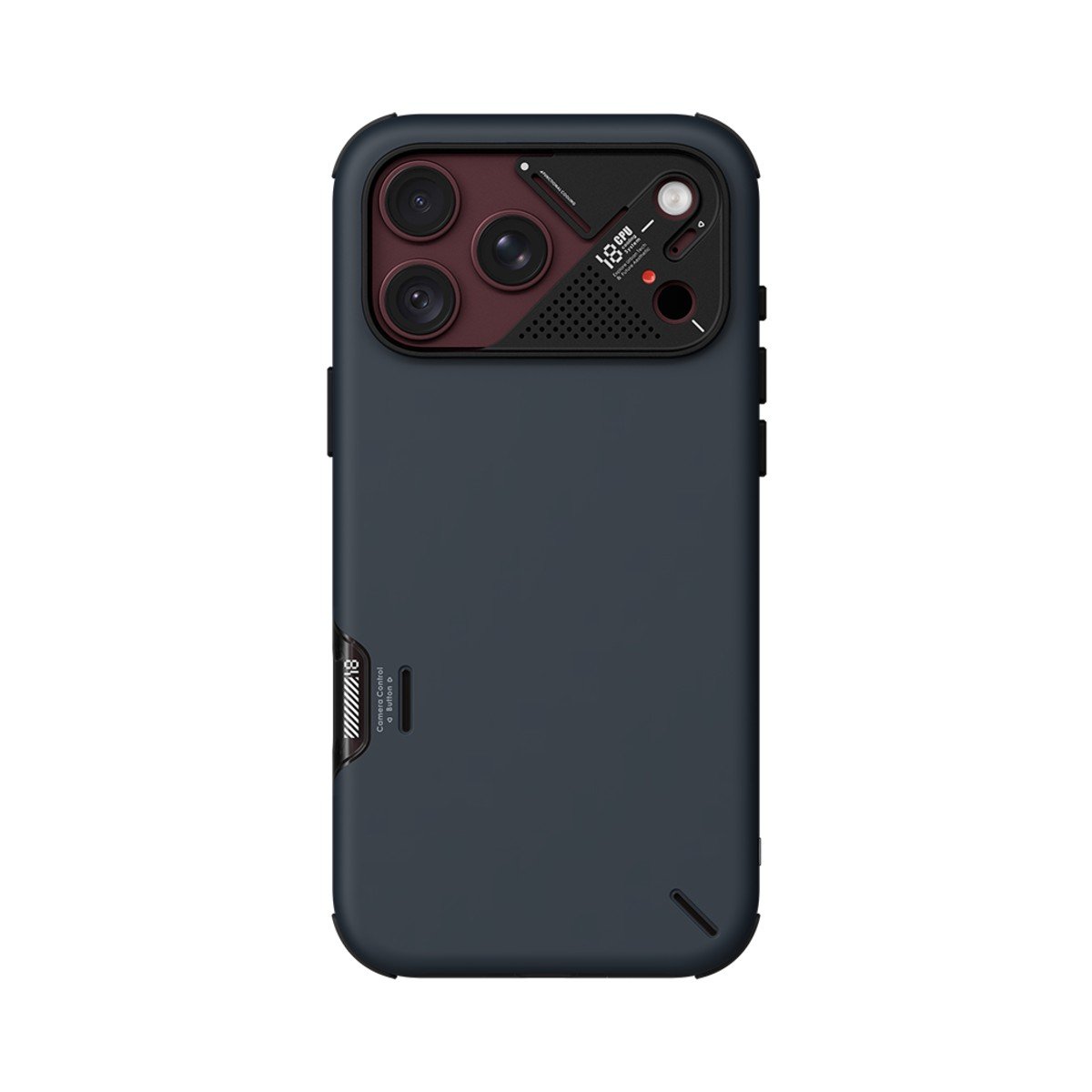 Aulumu A18 Armor Slim Shockproof Case for iPhone 17/18 Pro Max - Dark Blue on iPhone 18 Pro Max Burgundy Aulumu A18 Armor Slim Shockproof Case for iPhone 17/18 Pro Max - Dark Blue on iPhone 18 Pro Max Burgundy