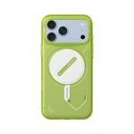 Aulumu A18 Ghost Lumen Transparent Case for iPhone 17/18 Pro Max - Yellow Lemon on iPhone 18 Pro Max Glacier