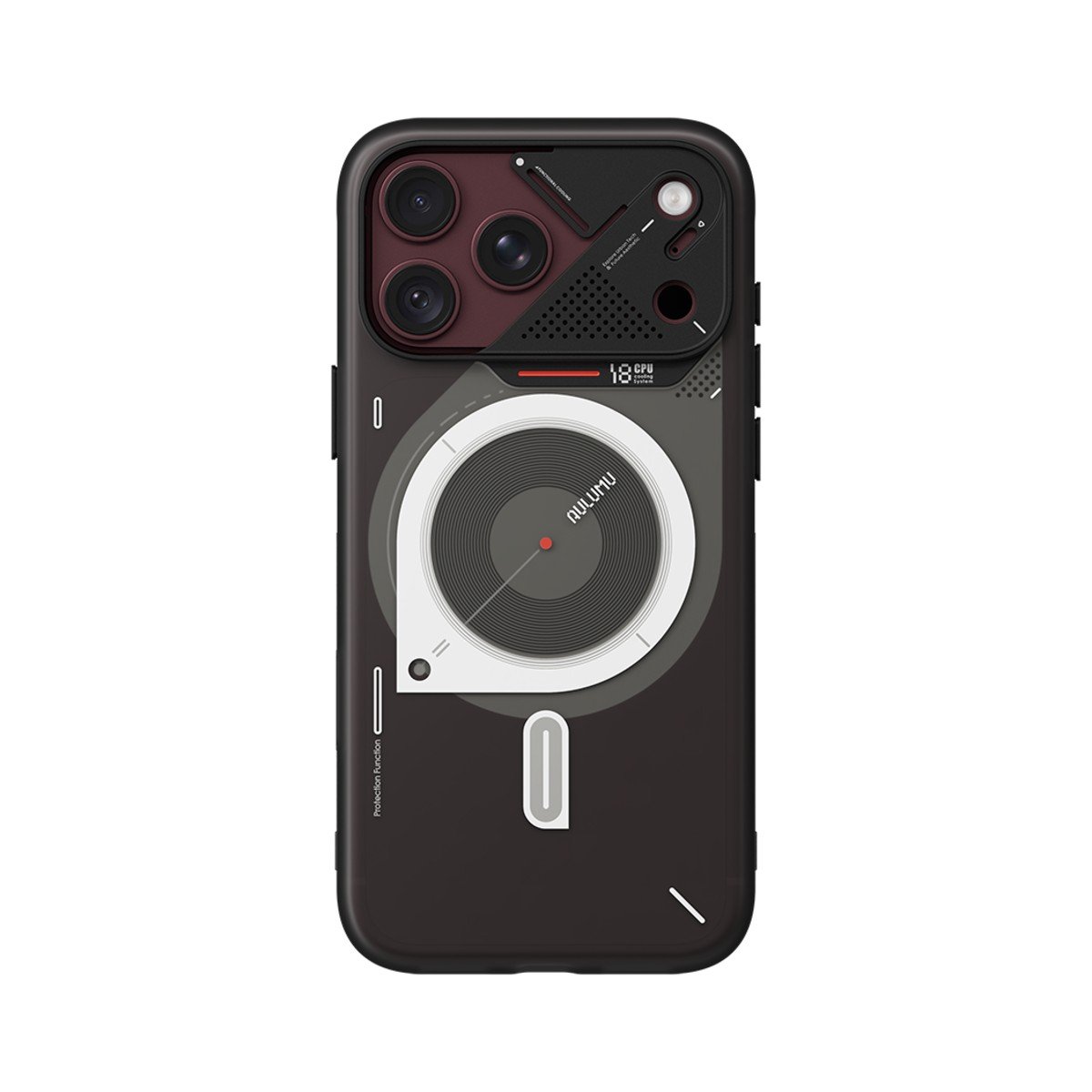 Aulumu A18 Hyper Frosted Case for iPhone 17/18 Pro Max - Translucent Gray on iPhone 18 Pro Max Burgundy Aulumu A18 Hyper Frosted Case for iPhone 17/18 Pro Max - Translucent Gray on iPhone 18 Pro Max Burgundy