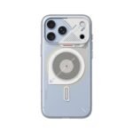 Aulumu A18 Hyper Frosted Case for iPhone 17/18 Pro Max - Translucent White on iPhone 18 Pro Max Glacier