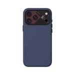 Aulumu A18 Particle Vegan Leather Case for iPhone 17/18 Pro Max - Abyss Blue on iPhone 18 Pro Max Burgundy
