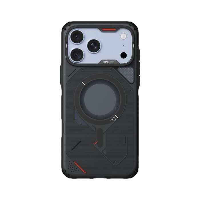 Aulumu A18 Rugged Outdoor Case for iPhone 17/18 Pro Max - Translucent Gray on iPhone 18 Pro Max Glacier