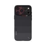Aulumu A18 Ultra Slim Gradient Aramid Fiber Case for iPhone 17/18 Pro Max - Ombre Black on iPhone 18 Pro Max Burgundy