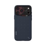 Aulumu A18 Ultra Slim Particle Aramid Fiber Case for iPhone 17/18 Pro Max - Blue on iPhone 18 Pro Max Burgundy