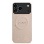 Guess iPhone  17/18 Pro Max Back cover case - Magsafe PU Leather - Peony Hot Stamp - Pink - Image 3
