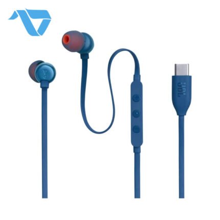JBL Tune 310C USB-C Wired Hi-Res In-Ear Headphones - Blue
