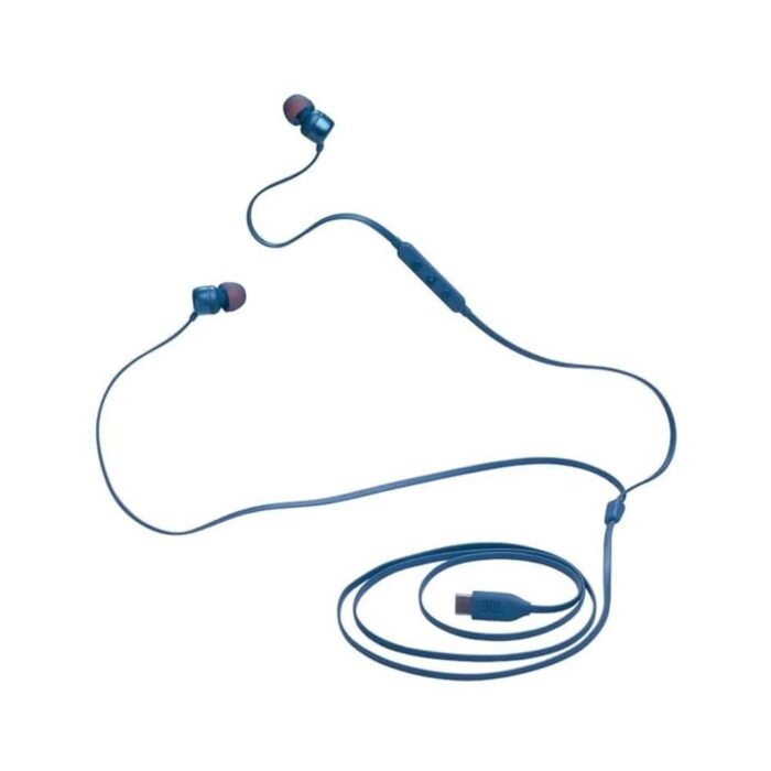⁦JBL Tune 310C USB-C Wired Hi-Res In-Ear Headphones - Blue⁩ - الصورة ⁦2⁩