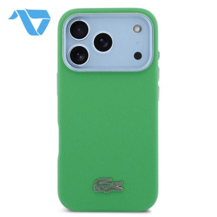 lacoste-iphone-18-pro-max-h-lle-case-cover-magsafe-iconic-petit-pique-metal-logo-green-on-glacier-iphone