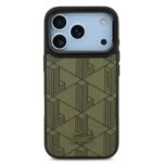 Lacoste Monogram Logo iPhone 17/18 Pro Max MagSafe Back Cover Case with Camera Stand - Vert - Image 2