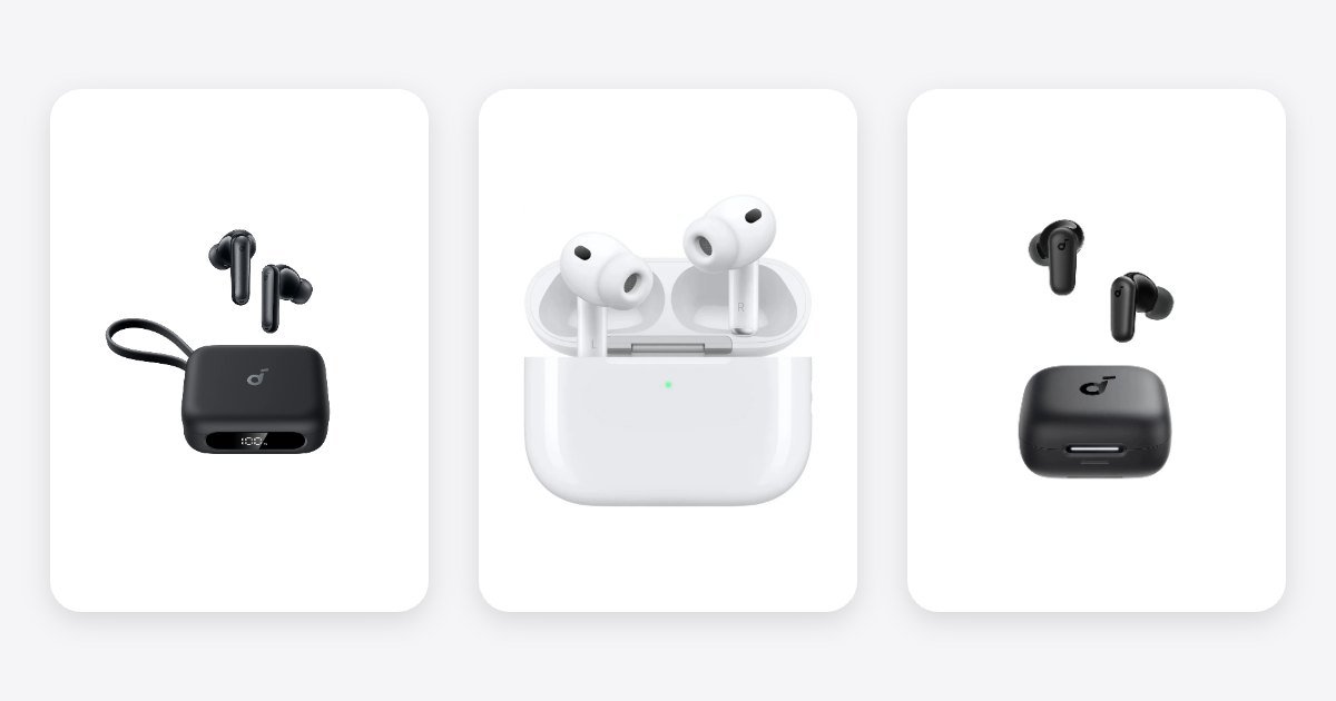 Best wireless earbuds in Egypt: Anker Soundcore P41i, AirPods Pro 3 and Soundcore R50i NC