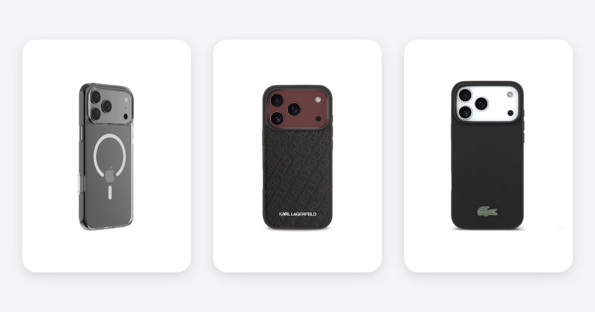 iPhone 17 Pro Max cases: DEVIA clear MagSafe, Karl Lagerfeld leather and Lacoste