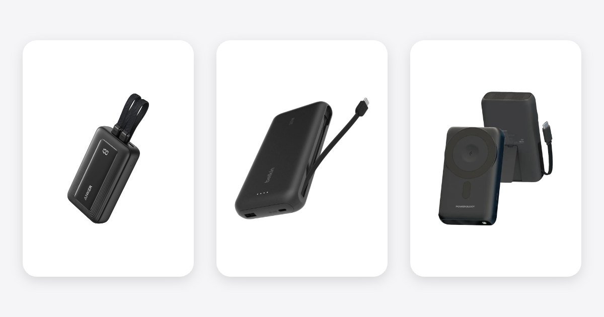 Best power banks for iPhone in Egypt: Anker Zolo, Belkin BoostCharge and Powerology MagSafe