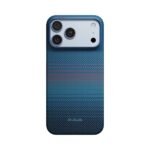 Pitaka Edge Case for iPhone 17/18 Pro Max – Midnight (PitaTap) on iPhone 18 Pro Max Glacier